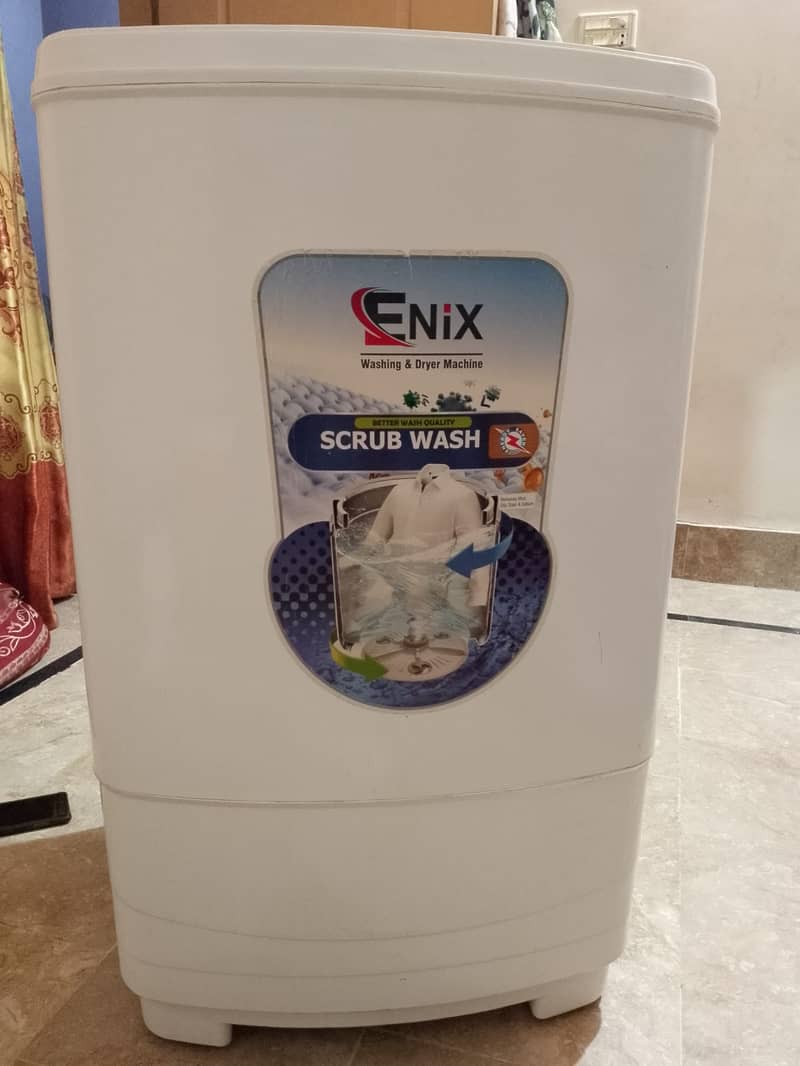 enix washing machine new only 4time used 0