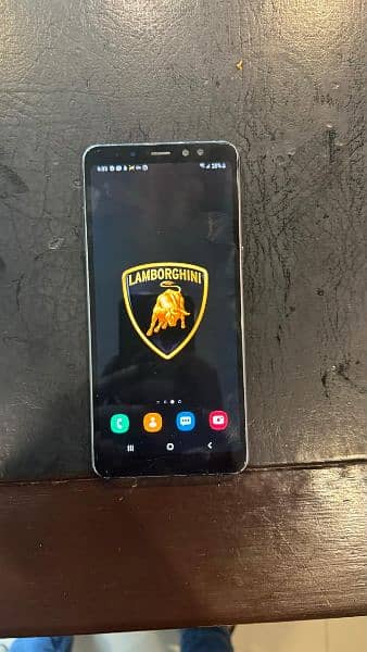 Samsung A8+ 2018 100% ok working condition back toti hoie he 0