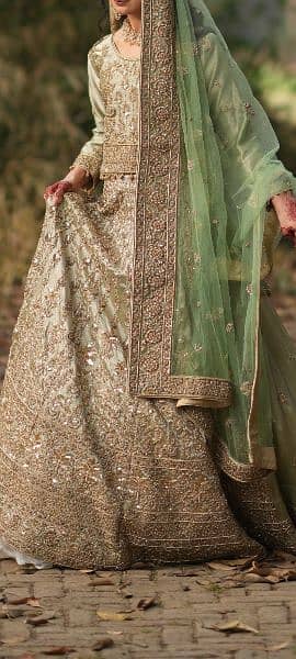 Bridal lehnga/Nikkah wear/ Reception dress 1