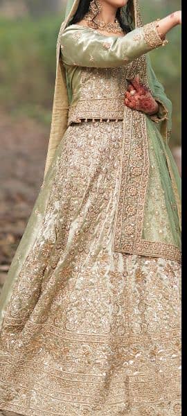 Bridal lehnga/Nikkah wear/ Reception dress 3