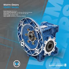 Gear Motors For Sale / Worm Gear / Reduction Motors VFD's / Cables