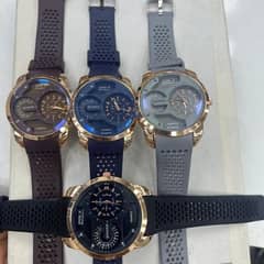 Rubber Strap Wrist Watch