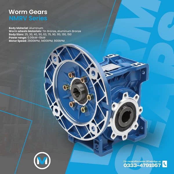 Helical & Bevel Gears | Electric Motors | Worm Gears |Medium Reduction 3