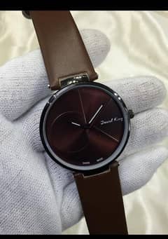 leather watch