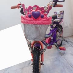 GIRLS BIKE WITH PINK COLOUR