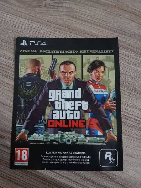 PS4 GTA online criminal enterprise starter pack code 0