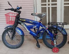 For Sale: Kids' 12-Springs Bicycle with Training Wheels