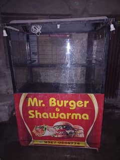 burger shawarma counter