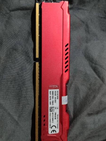 Kingston HyperX Fury 8 GB DDR3 1600Mhz Ram 1