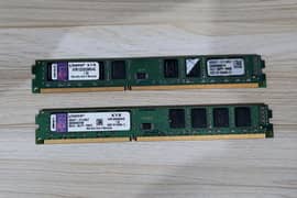Kingston 8gb DDR3 ram (4gbx2)