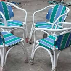 4 HEAVEN CHAIRS And Square 3ft Table for sale 0