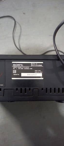 Sony vcr 1