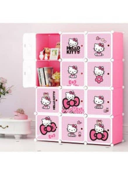 kids cupboard | kids Almari | kids wardrobe | kids Plastic  Cubes 1