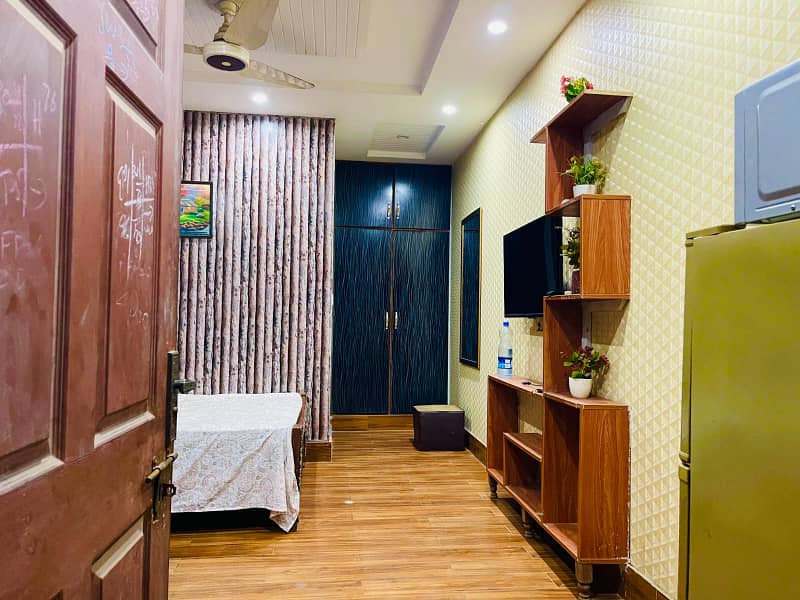 Studio Fully Furnished Flat For Sale In Block H-3 Johar Town Lahore 1