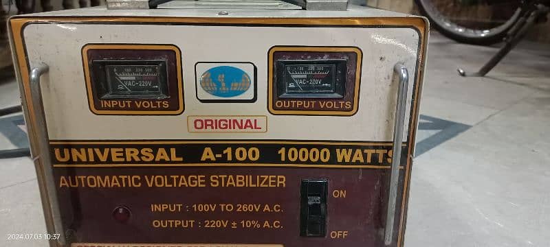 voltage stabilizer 10000V (PESHAWAR BUYER'S ONLY) 1