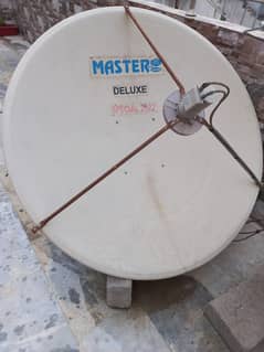 2 Dish Antenna, with receiver and remote complete set almost New 0