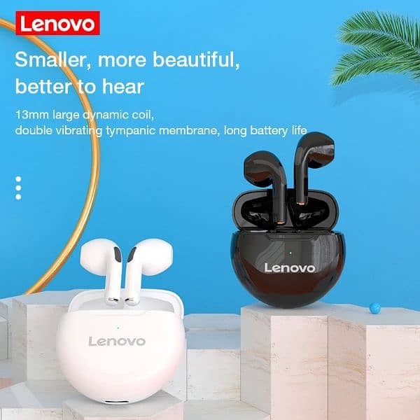 Lenovo HT38 TWS Bluetooth 5.3 Earbuds Wireless with Mic 3
