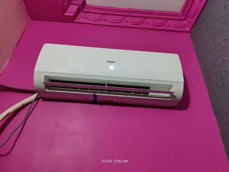 Haier 12cf r32 ton ac just 11 month use non inverter 2