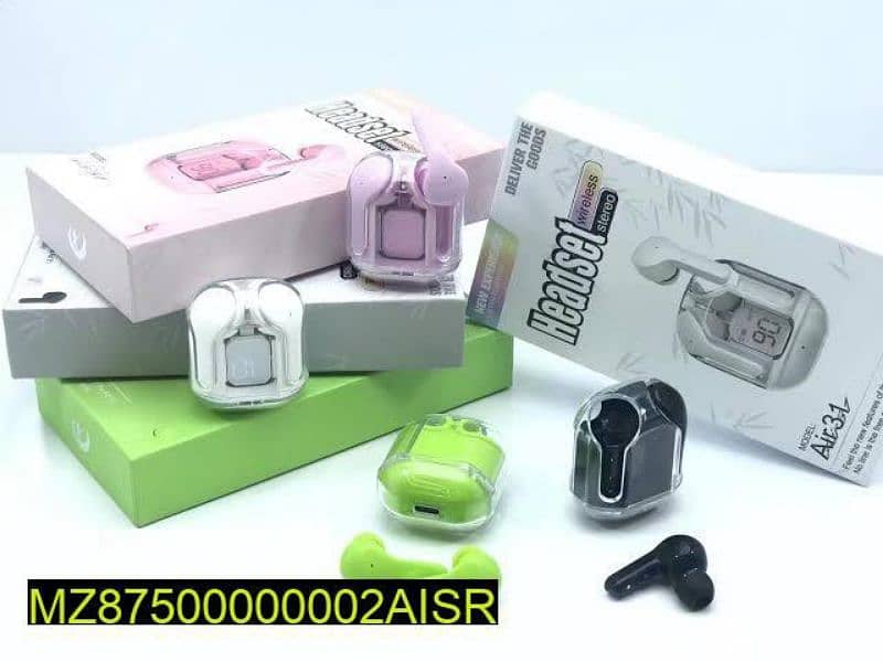 Air 31 digital display with case earbud  delivery price Rs 90 0