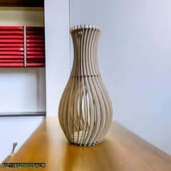 Enchanting wooden vase