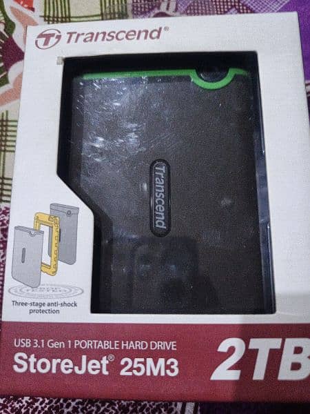 Transcend 2TB external Hard Drive 0