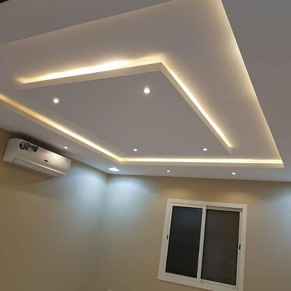 pop ceiling / false ceiling / plaster paris ceiling / gola border 5