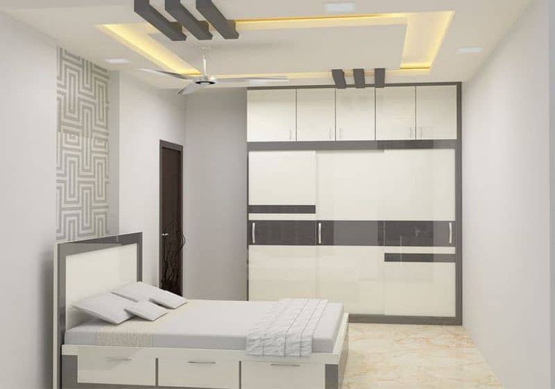 pop ceiling / false ceiling / plaster paris ceiling / gola border 8