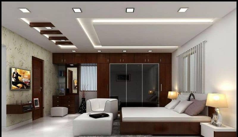 pop ceiling / false ceiling / plaster paris ceiling / gola border 9