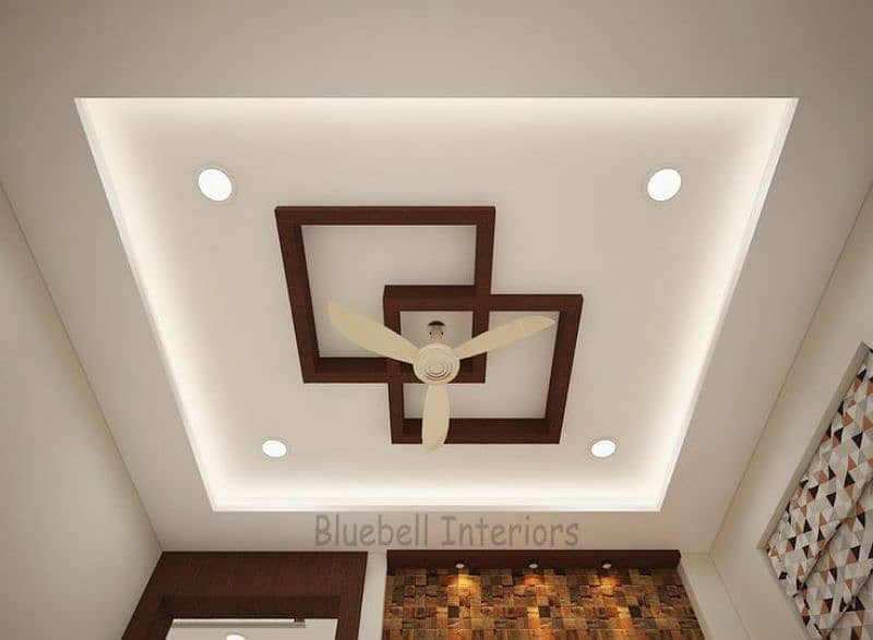 pop ceiling / false ceiling / plaster paris ceiling / gola border 10