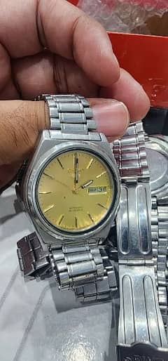 Vintage Seiko 5 watches