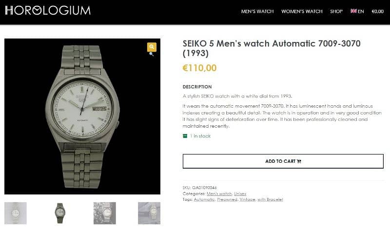 Vintage Seiko 5 watches 7
