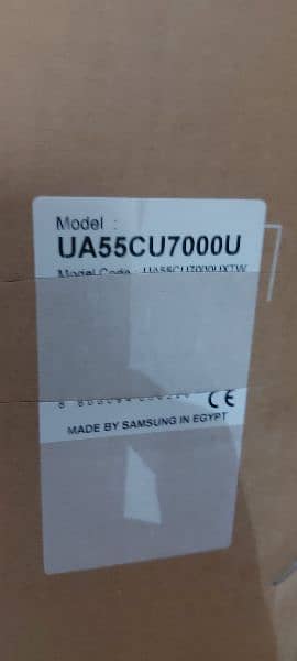 55 INCH SAMSUNG 4K LED TV CU7000 NEW  1year warranty 0