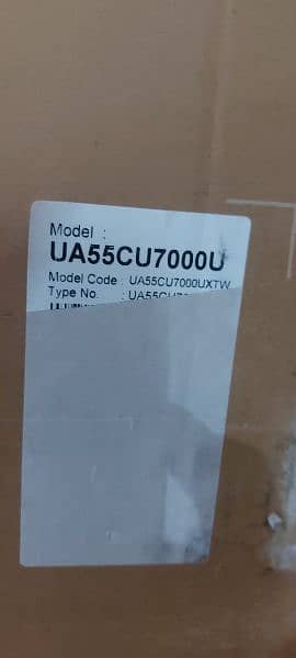 55 INCH SAMSUNG 4K LED TV CU7000 NEW  1year warranty 3