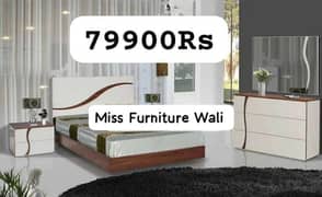 bed with sides table/dressing table 0