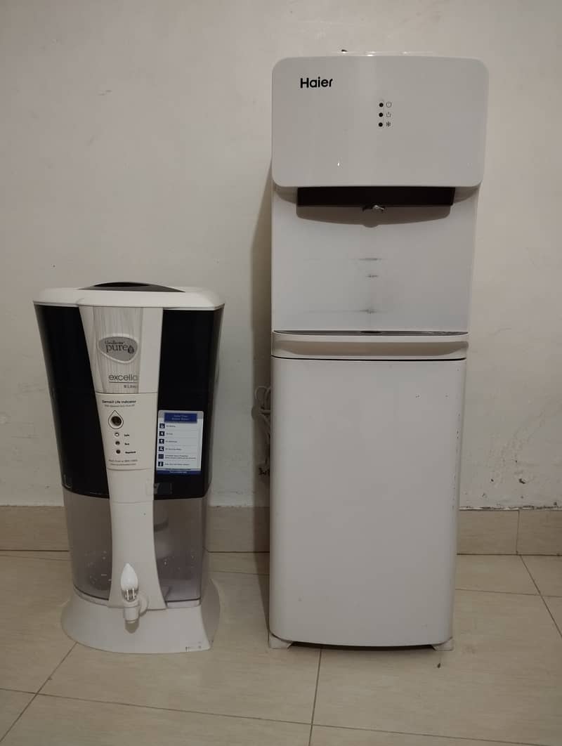 Haier water dispenser with Nestle water filter 0