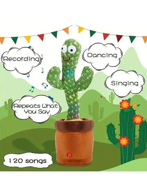 Dancing Cactus Plush Toys For Kids 8