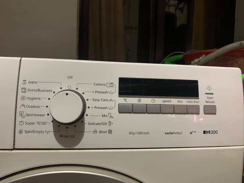 Siemens fully automatic washing machine 2