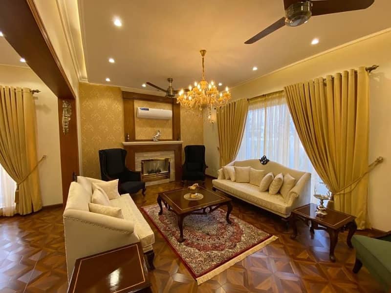 Most Luxurious Fully Furnished 1 Kanal House Is Available For Rent In Phase 6 Dha, Lahore 0
