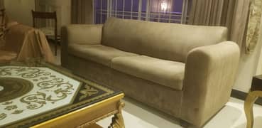 sofa with table
