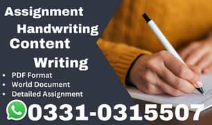 Hand Writting job genuine offer