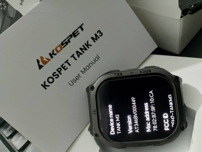 KOSPET TANK M3 Smartwatch Brand New Box Pack 0
