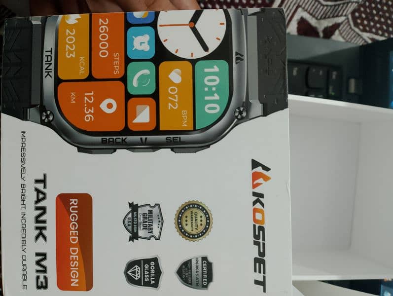 KOSPET TANK M3 Smartwatch Brand New Box Pack 2