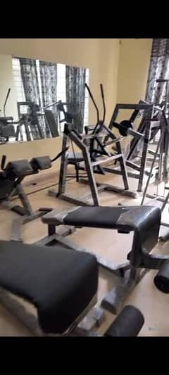 Gym Fitness Mashines for sale full setup Branded quality Fresh