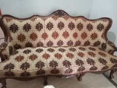 5 seater sheesham wood sofa