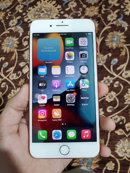 iPhone 7plus pta approved 10%8 condition finger not working 128gb 0