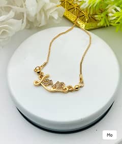 Beautiful zircon pendant /necklace/chain and locket for ladies