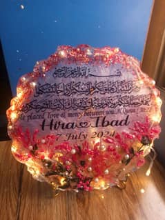 customized resin plaques available