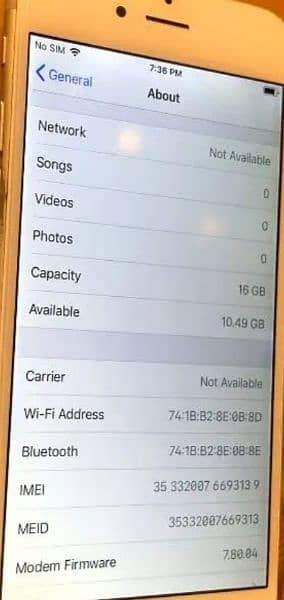 iPhone. . 6. . . . NOn PTA. . . . 16Gb 2