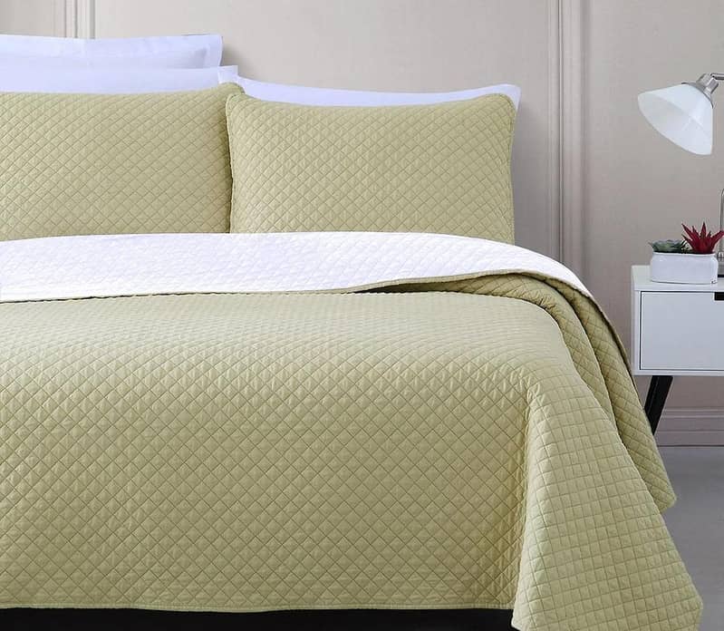 3pc micro Quilted comforter set Free dilvery all over Pakistan 5