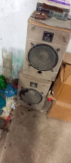 10 inch woofer speaker 2 and amplifier BT 0